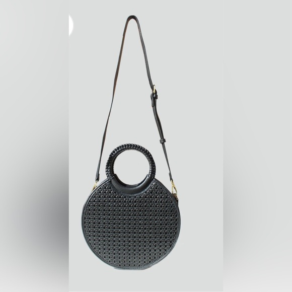 STREET LEVEL Chloe Woven Circle Tote women bag - Picture 10 of 12